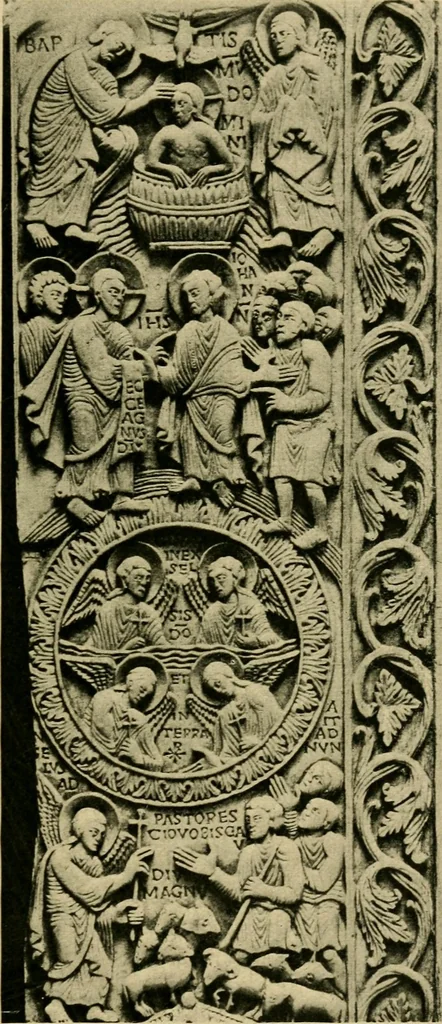 An illustration from Lettering in ornament; an enquiry into the decorative use of lettering, past, present, and possible, 1902, leaf 42