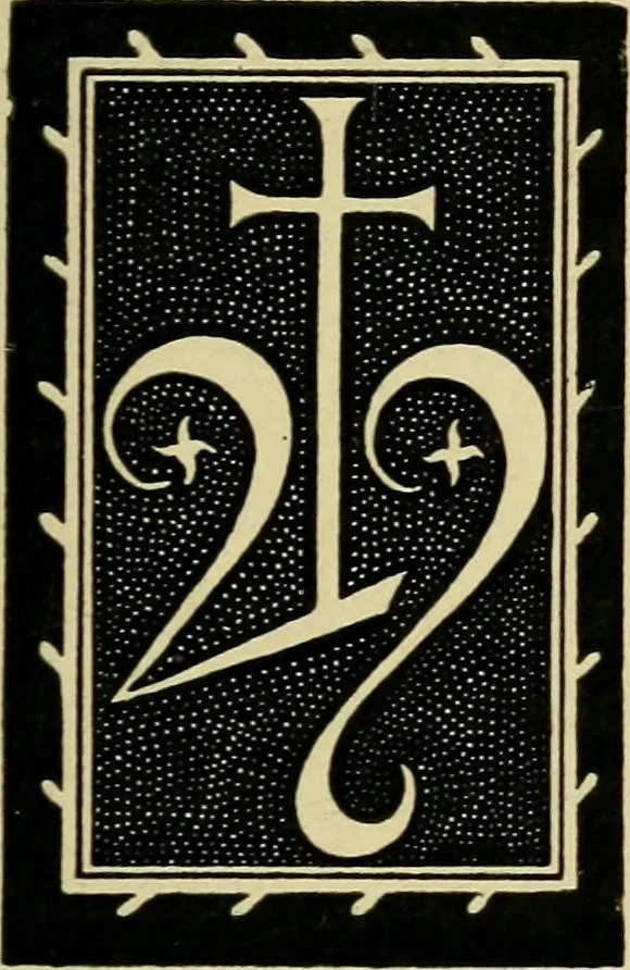 An illustration from Lettering in ornament; an enquiry into the decorative use of lettering, past, present, and possible, 1902, leaf 58