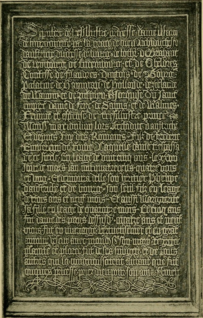 An illustration from Lettering in ornament; an enquiry into the decorative use of lettering, past, present, and possible, 1902, leaf 80