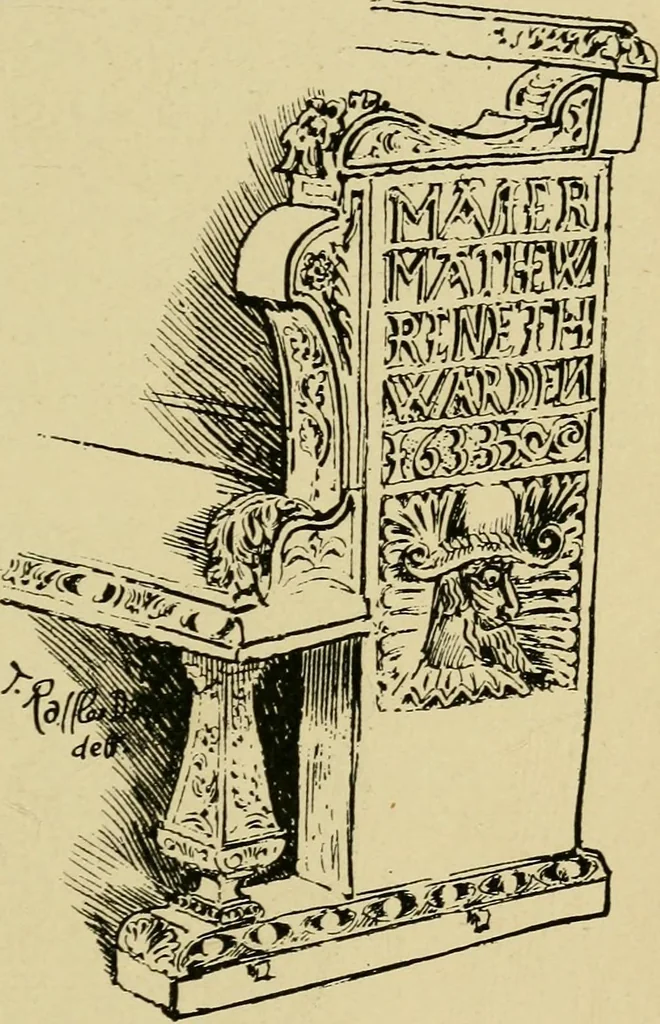 An illustration from Lettering in ornament; an enquiry into the decorative use of lettering, past, present, and possible, 1902, leaf 90