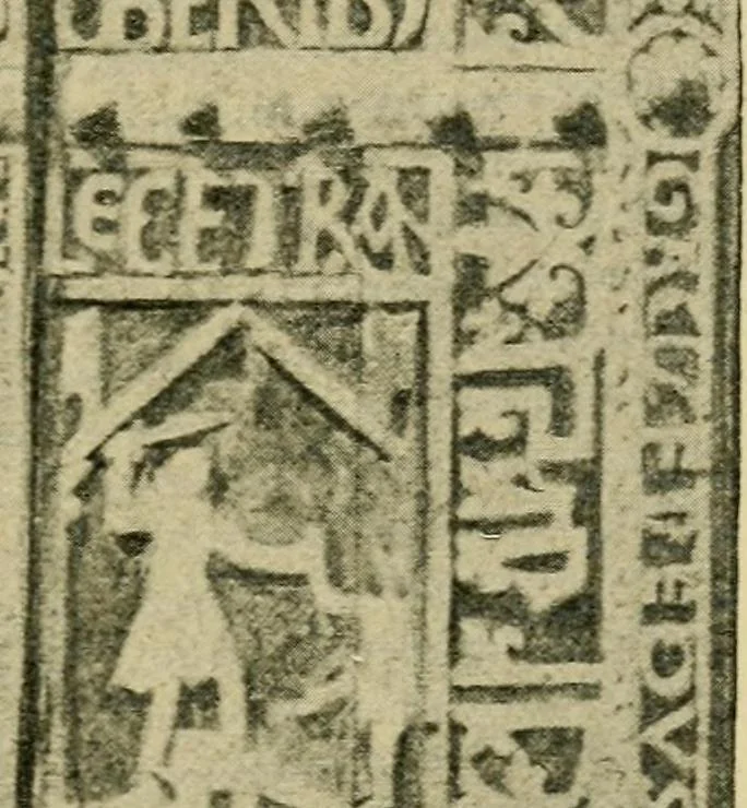 An illustration from Lettering in ornament; an enquiry into the decorative use of lettering, past, present, and possible, 1902, leaf 94