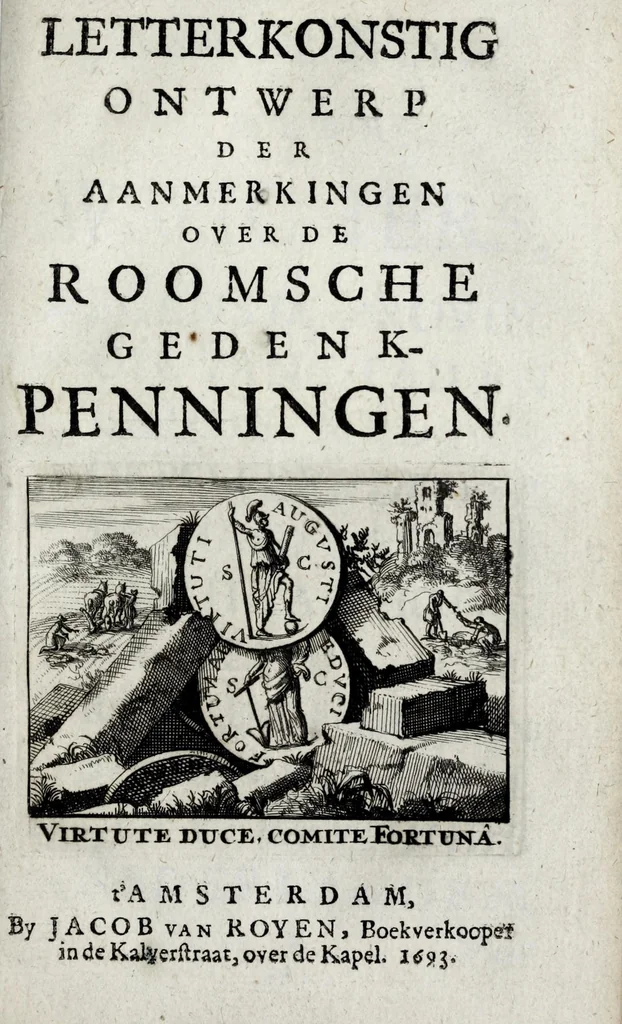 An illustration from Letterkonstig ontwerp der aanmerkingen over de Roomsche gedenkpenningen, 1693, leaf 5