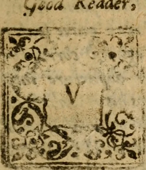 An illustration from A letter of many ministers in old England, requesting the judgement of their brethren in New England concerning nine positions ; written Anno Dom. 1637 : together with their answer thereunto returned, Anno 1639 ; and the reply made unto the said answer, and sent over unto them, Anno 1640, 1643, leaf 8
