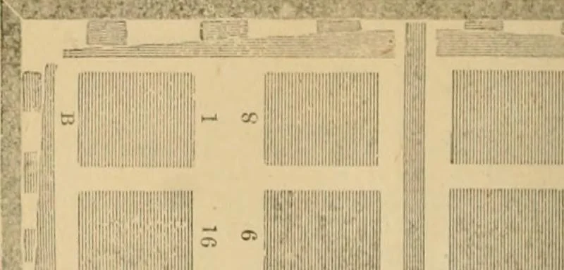 An illustration from The letter-press printer: a complete guide to the art of printing ; containing practical instructions for learners at case, press, and machine. Embracing the whole practice of book-work, with diagram and complete schemes of impositions; job work, with examples; news-work, colour work, to make coloured inks, to work press and machine, to make rollers, instructions in stereotyping, and other valuable information, 1881, leaf 59