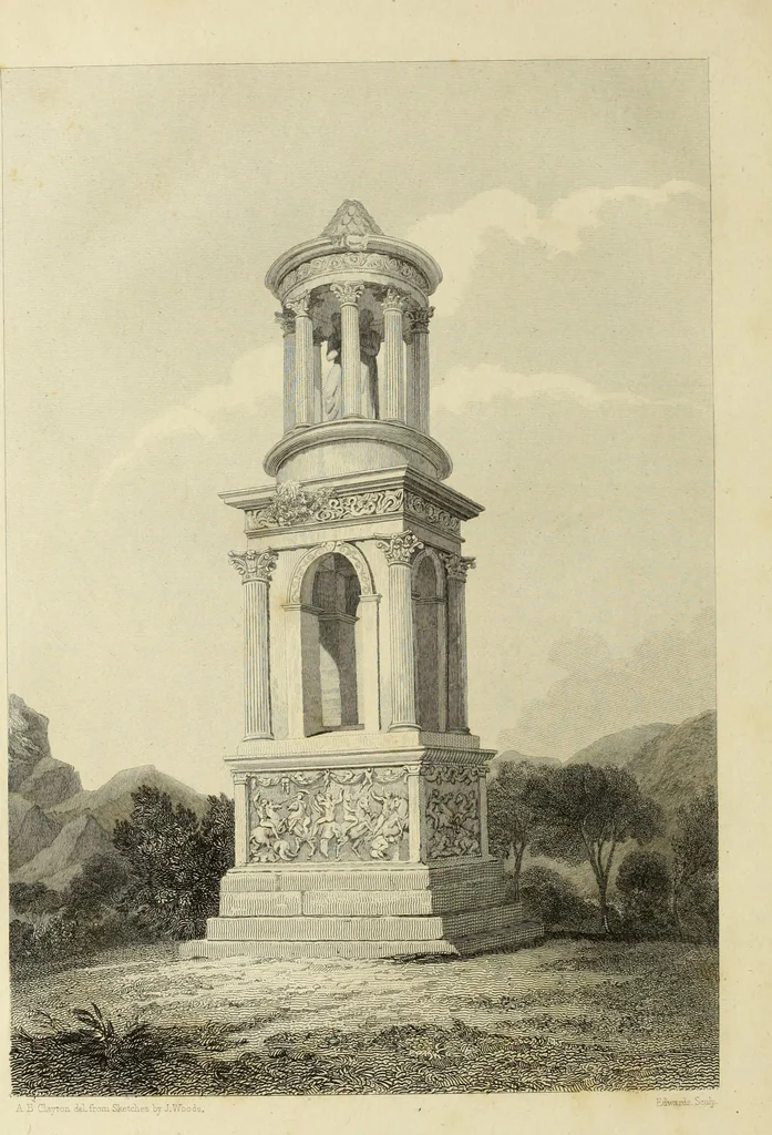 An illustration from Letters of an architect, from France, Italy, and Greece, 1828, leaf 188