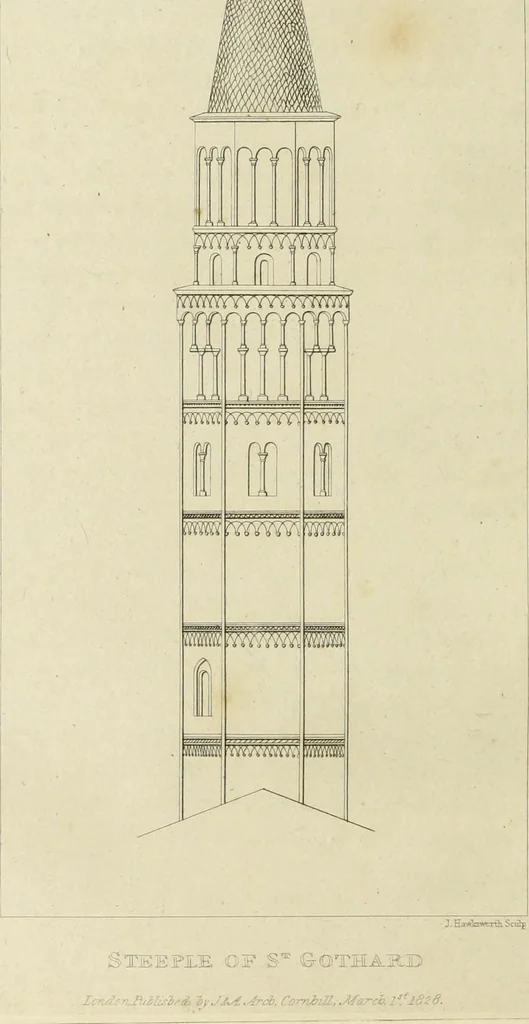 An illustration from Letters of an architect, from France, Italy, and Greece, 1828, leaf 242