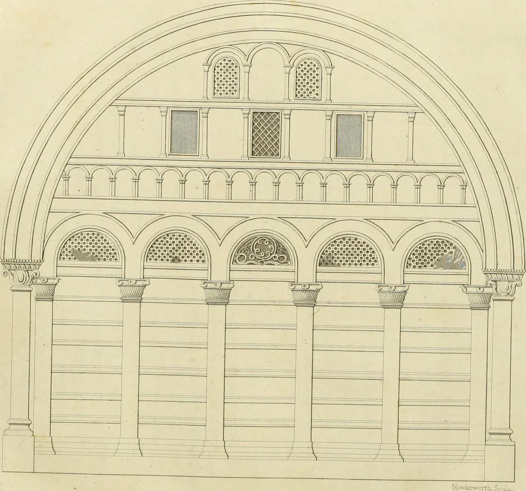 An illustration from Letters of an architect, from France, Italy, and Greece, 1828, leaf 292