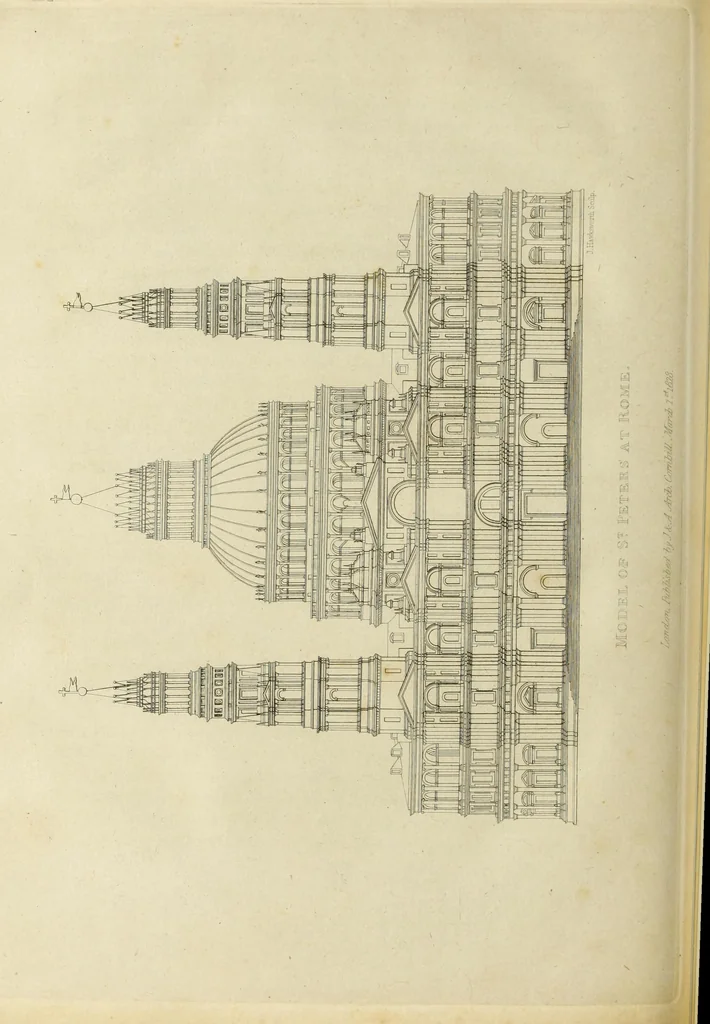 An illustration from Letters of an architect, from France, Italy, and Greece, 1828, leaf 400