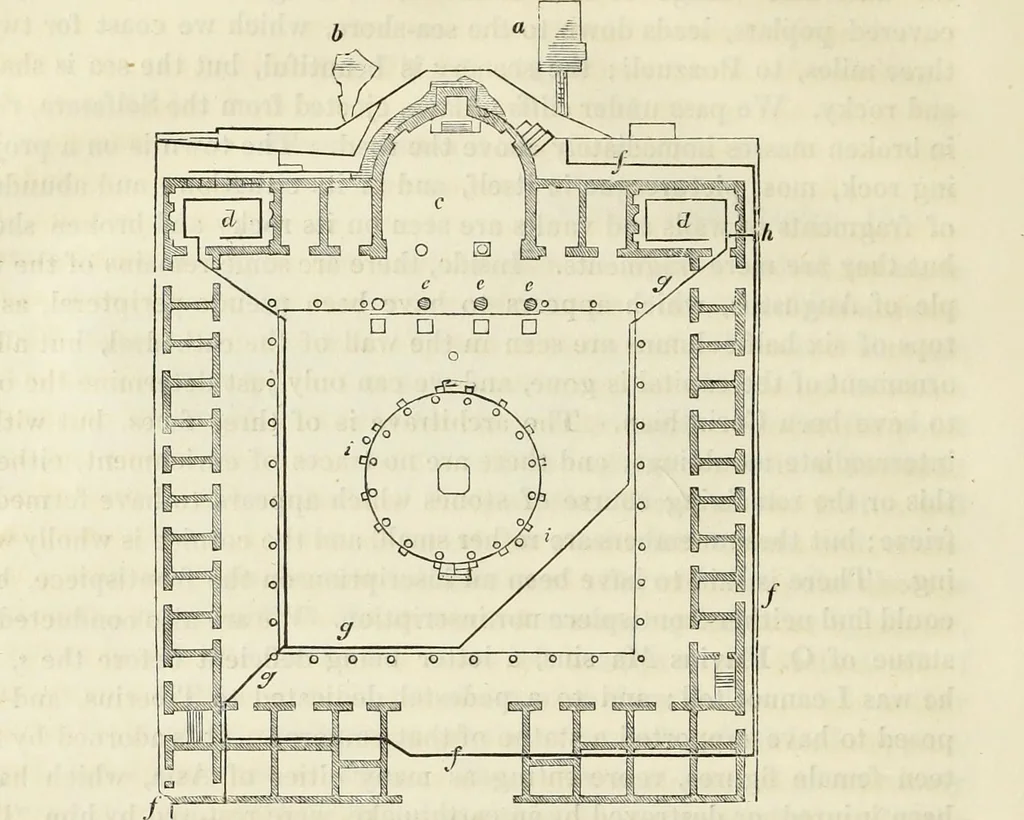An illustration from Letters of an architect, from France, Italy, and Greece, 1828, leaf 217
