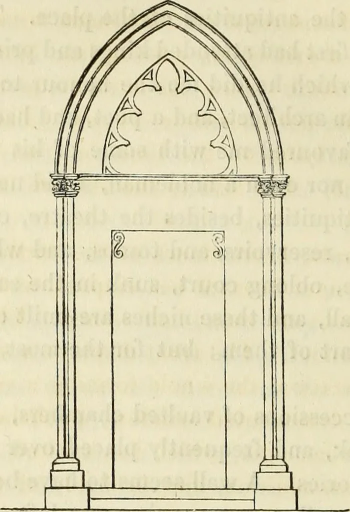 An illustration from Letters of an architect, from France, Italy, and Greece, 1828, leaf 357