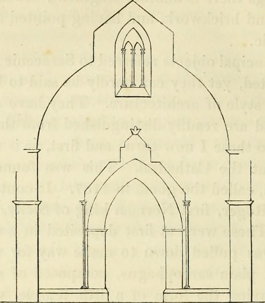 An illustration from Letters of an architect, from France, Italy, and Greece, 1828, leaf 365