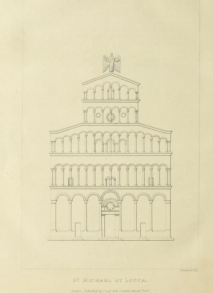 An illustration from Letters of an architect, from France, Italy, and Greece, 1828, leaf 445