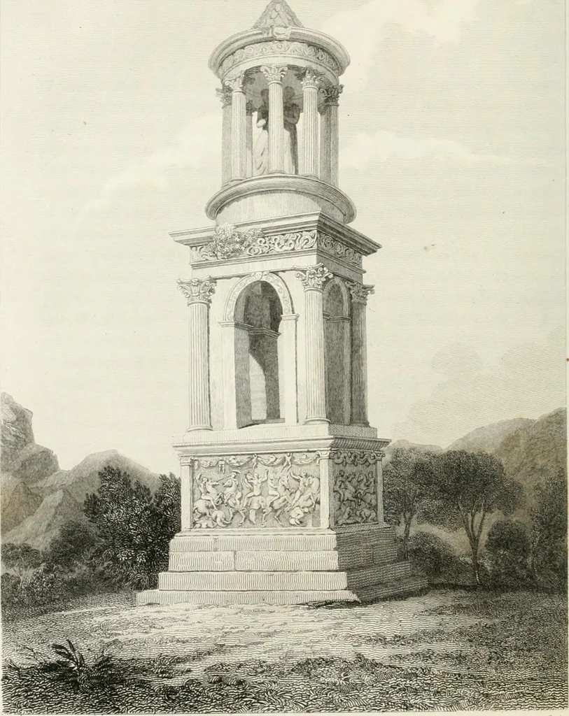 An illustration from Letters of an architect, from France, Italy, and Greece, 1828, leaf 191