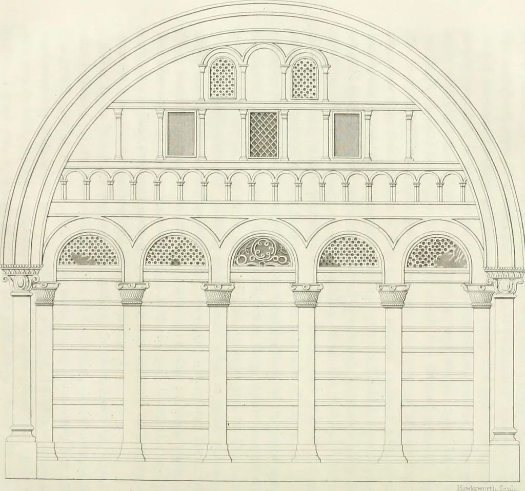 An illustration from Letters of an architect, from France, Italy, and Greece, 1828, leaf 295