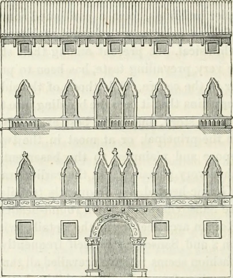 An illustration from Letters of an architect, from France, Italy, and Greece, 1828, leaf 301