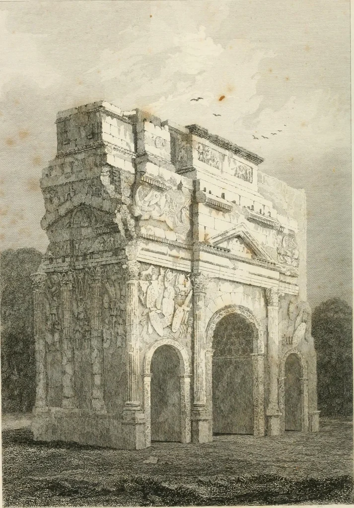 An illustration from Letters of an architect, from France, Italy, and Greece, 1828, leaf 7