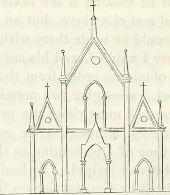 An illustration from Letters of an architect, from France, Italy, and Greece, 1828, leaf 205