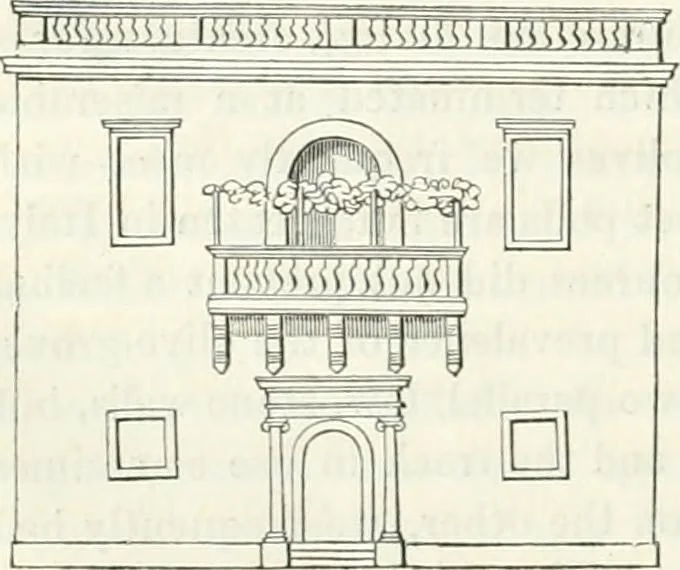 An illustration from Letters of an architect, from France, Italy, and Greece, 1828, leaf 243