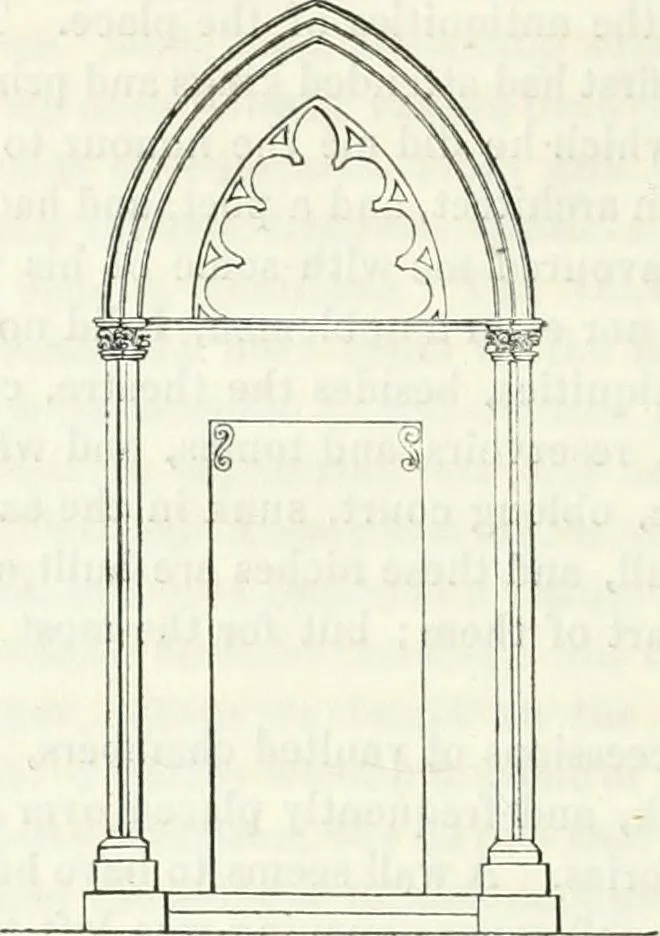 An illustration from Letters of an architect, from France, Italy, and Greece, 1828, leaf 359