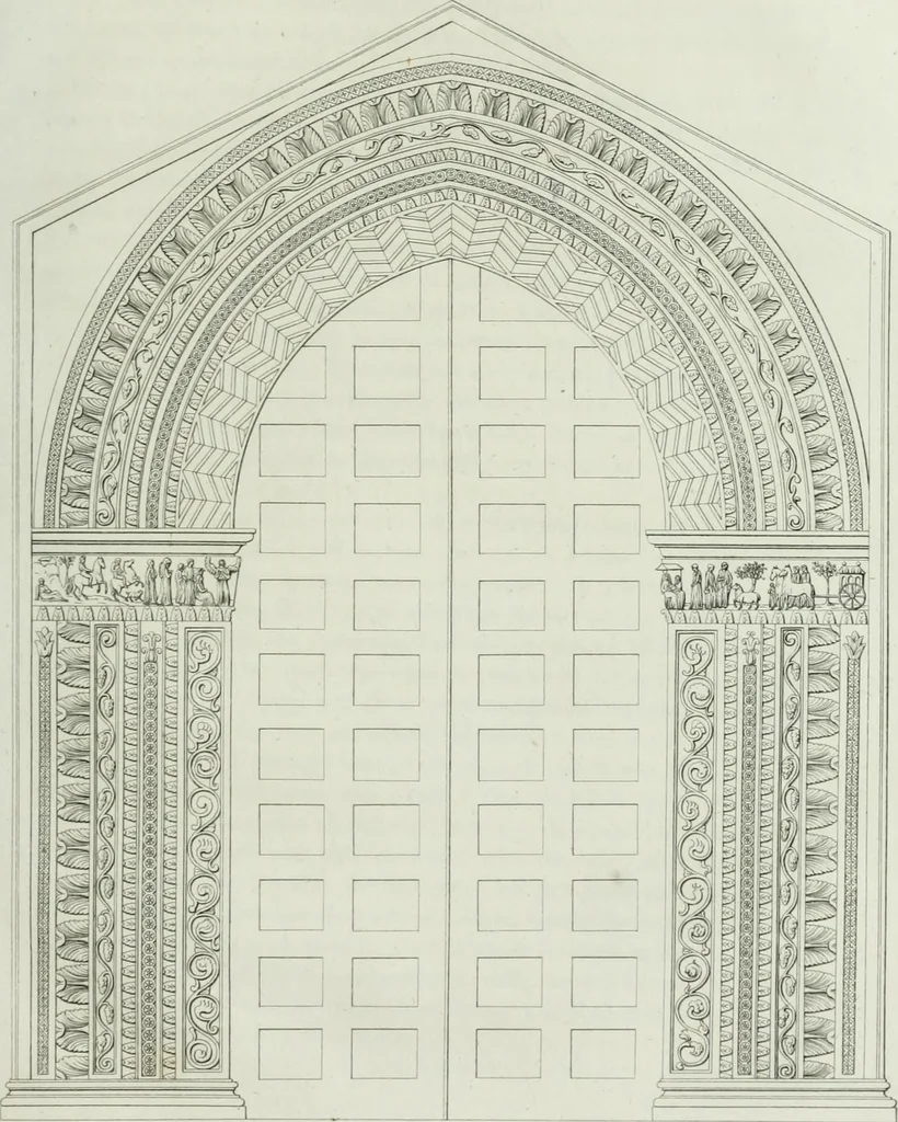 An illustration from Letters of an architect, from France, Italy, and Greece, 1828, leaf 386