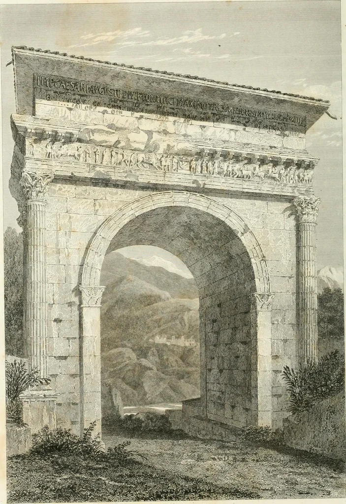 An illustration from Letters of an architect, from France, Italy, and Greece, 1828, leaf 465