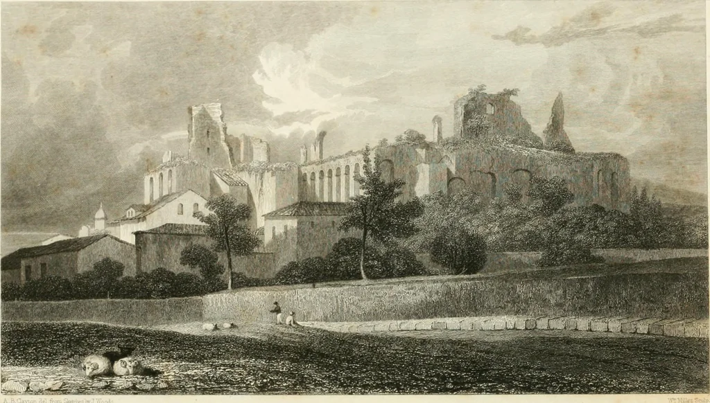 An illustration from Letters of an architect, from France, Italy, and Greece, 1828, leaf 7