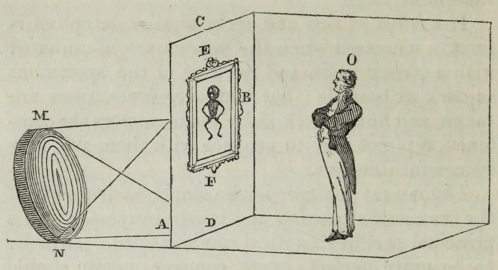 An illustration from Letters on natural magic, addressed to Sir Walter Scott, 1832, leaf 82