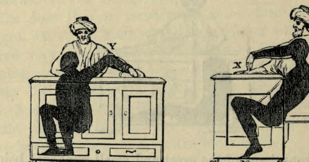 An illustration from Letters on natural magic, 1883, leaf 352