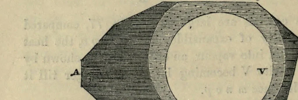 An illustration from Letters on natural magic, 1883, leaf 400