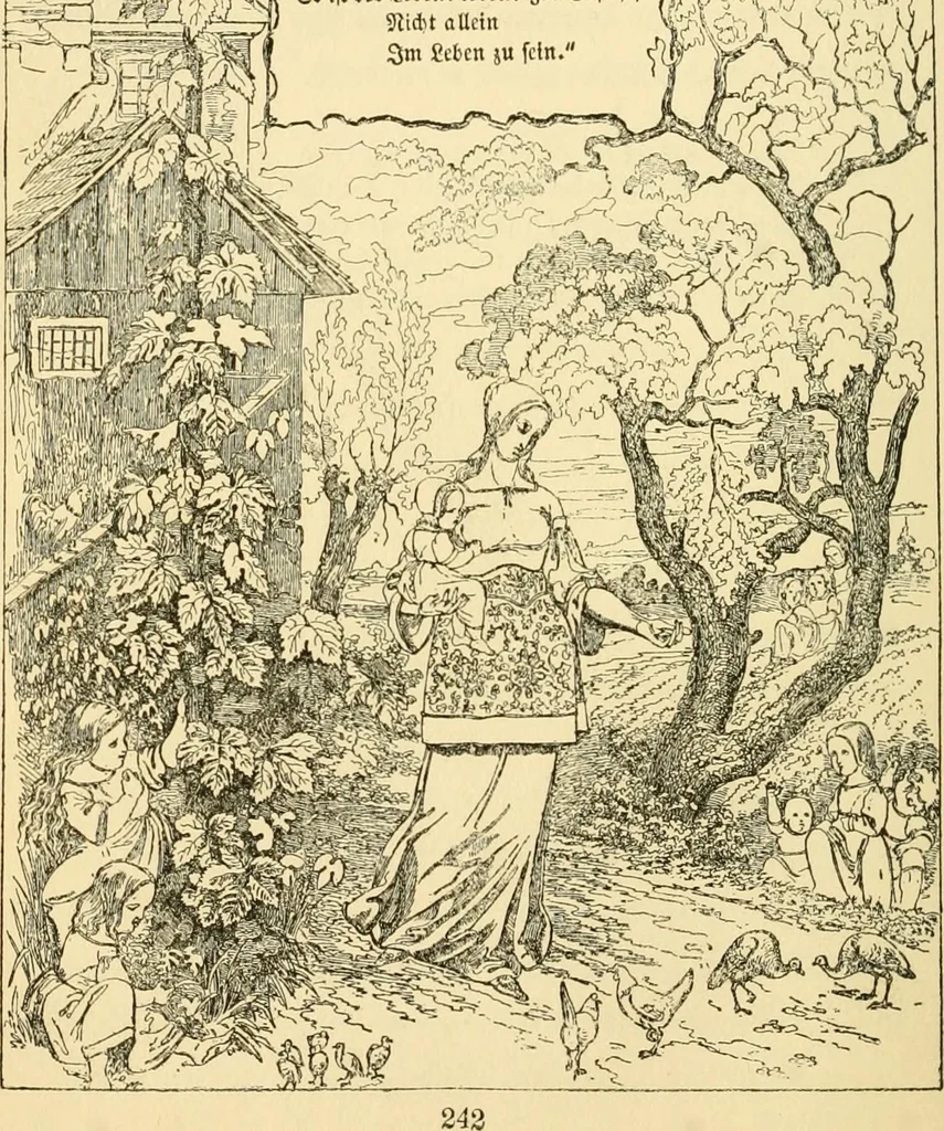 An illustration from Letters to a mother on the philosophy of Froebel, 1899, leaf 265