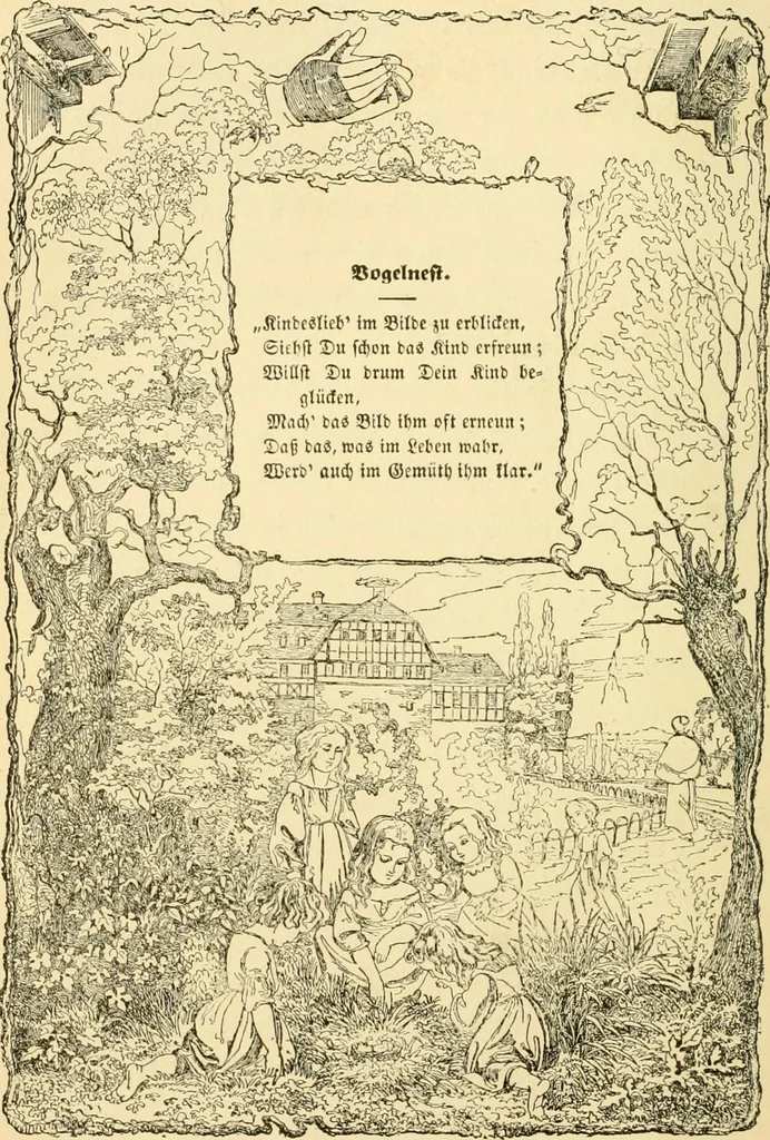 An illustration from Letters to a mother on the philosophy of Froebel, 1899, leaf 279