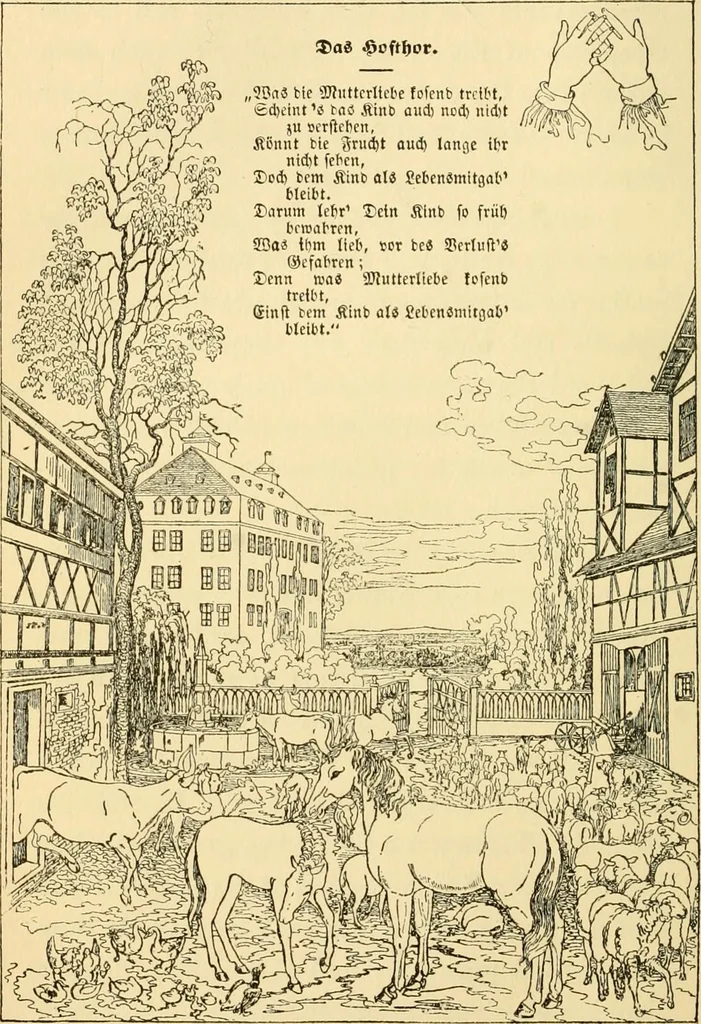 An illustration from Letters to a mother on the philosophy of Froebel, 1899, leaf 301