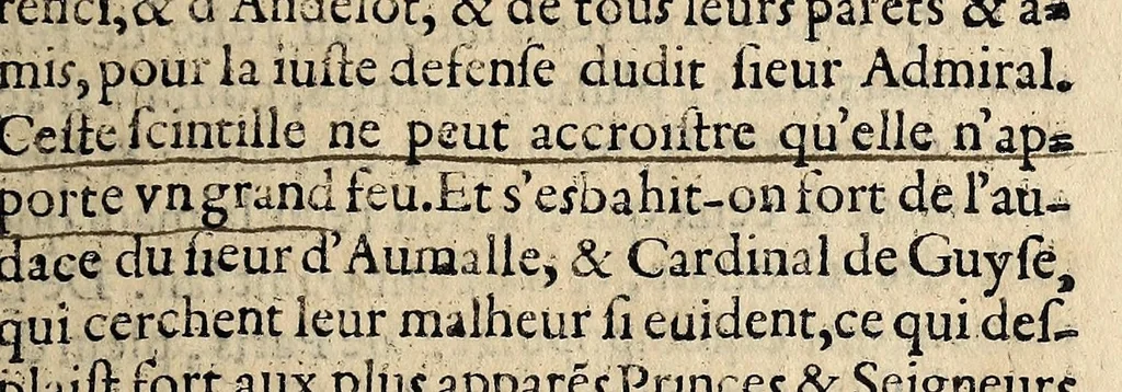 An illustration from Lettre addressee de Rome à la Roine, mere du Roy /, 1563, leaf 27