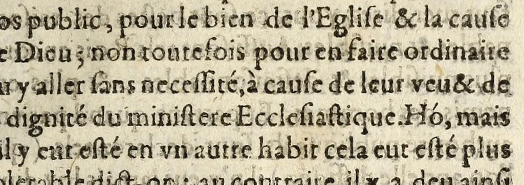 An illustration from Lettre missive de l'evesque du Mans. Auec la responce à icelle, faicte au mois de septembre dernier passé, par vn docteur en theologie de la faculté de Paris [Jean Boucher] ..., 1589, leaf 53