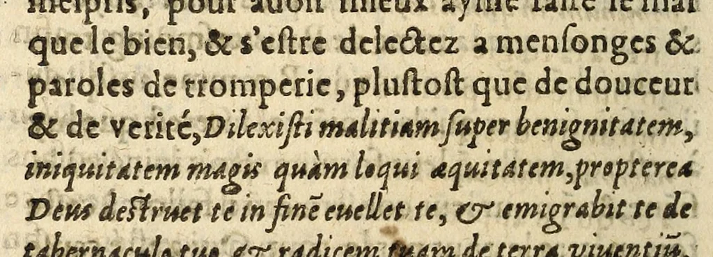 An illustration from Lettre missive de l'evesque du Mans. Auec la responce à icelle, faicte au mois de septembre dernier passé, par vn docteur en theologie de la faculté de Paris [Jean Boucher] ..., 1589, leaf 60
