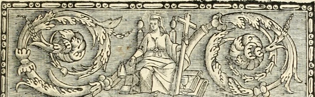 An illustration from Lettres de la vénérable mère Marie de l'Incarnation : première supérieure des Ursulines de la Nouvelle France, divisée en deux parties, 1681, leaf 318