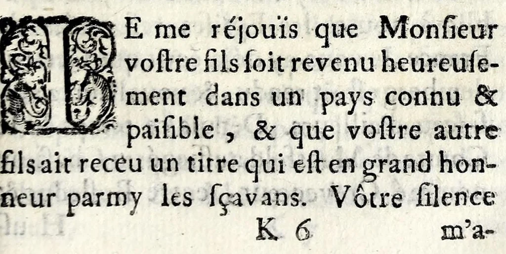 An illustration from Lettres de Monsieur de Bongars, resident et ambassadeur sous le roy Henry IV. en diverses negociations importantes, 1681, leaf 267