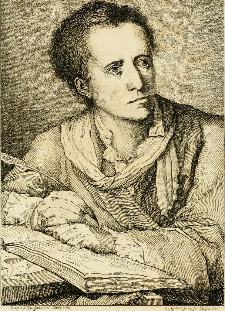 An illustration from Lettres familières de M. Winckelmann, 1781, leaf 9