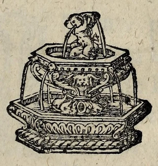 An illustration from Lettres patentes du roy, pour l'entretenement du dernier edict, de pacificatio[n], & articles arrestez, en la conference de Nerac: & pour faire saisir les biens de ceux qui se sont esleuez en armes, contre la teneur dudict edict & articles : publié en parlement le sixième iour de Iuin, 1580., 1580, leaf 1
