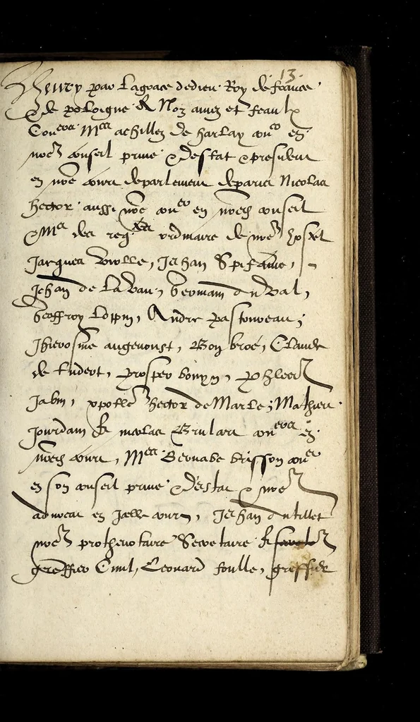 An illustration from Lettres patentes dv Roy, povr l'institution & ouuerture des grãds iours en la ville de Poictiers, pour ceste presente annee: et les seneschaussees, bailliages, & gouuernement, y resortissans. Et de l'authorité & temps d'iceux., 1579, leaf 23