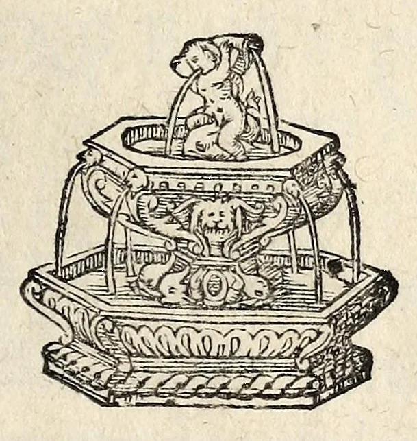 An illustration from Lettres patentes du roy, pour l'entretenement du dernier edict, de pacificatio[n], & articles arrestez, en la conference de Nerac: & pour faire saisir les biens de ceux qui se sont esleuez en armes, contre la teneur dudict edict & articles : publié en parlement le sixième iour de Iuin, 1580., 1580, leaf 1