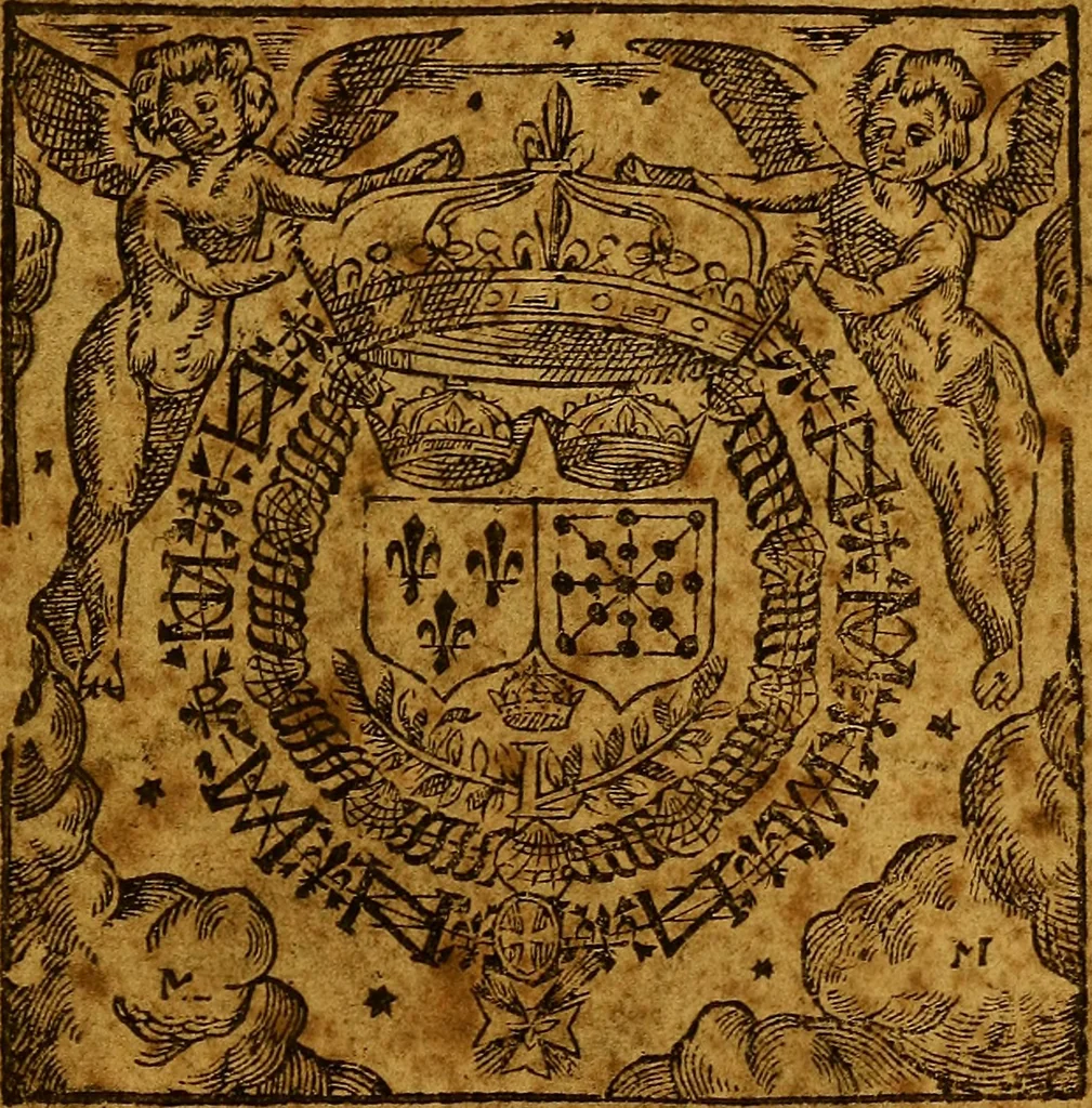An illustration from Lettres patentes de déclaration concernants ceux de la Religion prétendue Réformée :Historical French tracts; publiée à Rouen en Parlement, le 7e jour de juin 1621, 1621, leaf 6