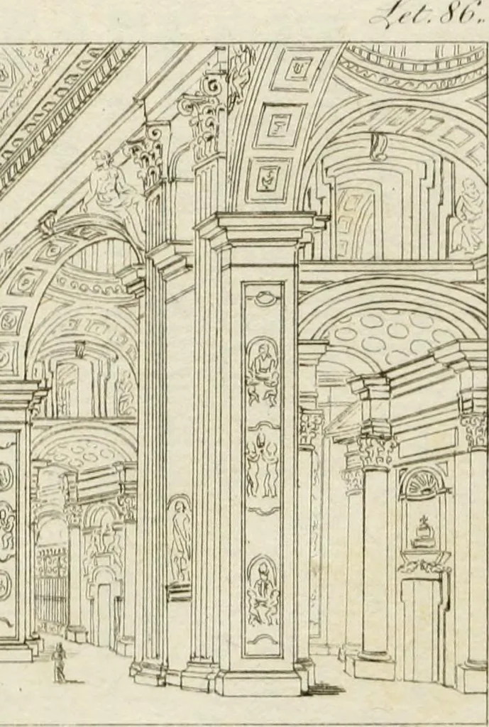 An illustration from Lettres sur l'Italie, écrites en 1785, 1824, leaf 149