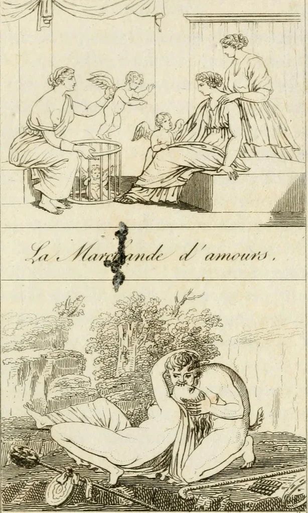 An illustration from Lettres sur l'Italie, écrites en 1785, 1824, leaf 218