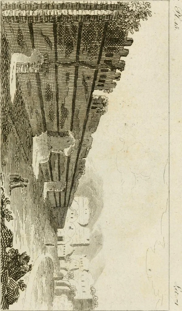 An illustration from Lettres sur l'Italie, écrites en 1785, 1824, leaf 58