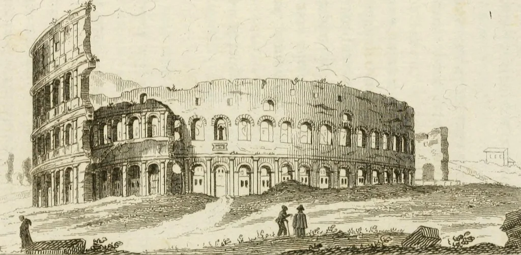 An illustration from Lettres sur l'Italie, écrites en 1785, 1824, leaf 72