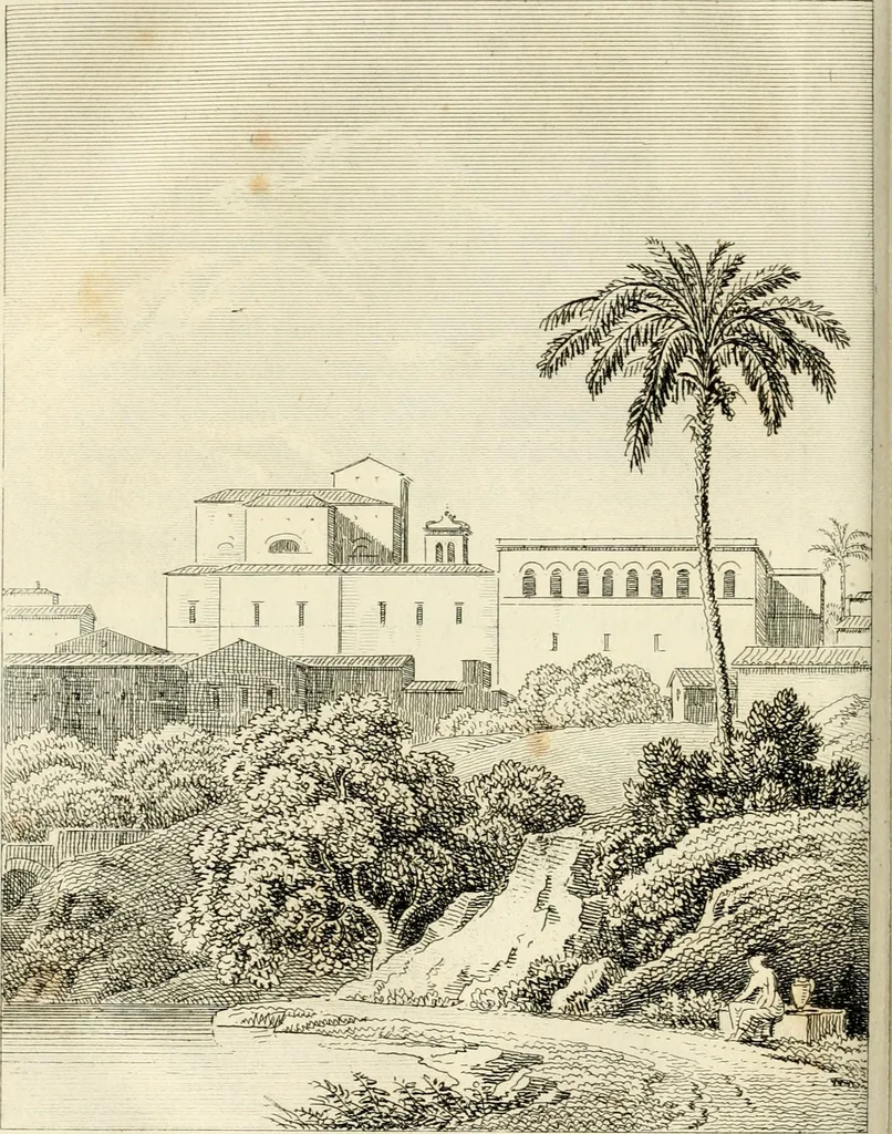 An illustration from Lettres sur l'Italie : faisant suite aux Lettres sur la Morée, l'Hellespont et Constantinople, 1819, leaf 117