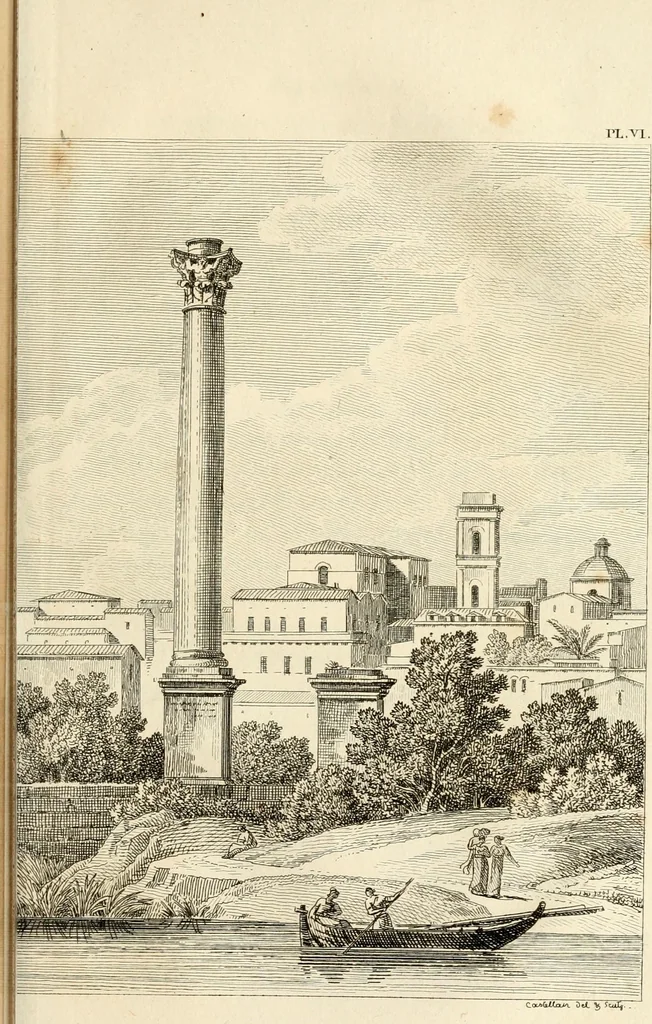 An illustration from Lettres sur l'Italie : faisant suite aux Lettres sur la Morée, l'Hellespont et Constantinople, 1819, leaf 124