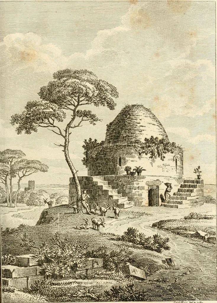 An illustration from Lettres sur l'Italie : faisant suite aux Lettres sur la Morée, l'Hellespont et Constantinople, 1819, leaf 194