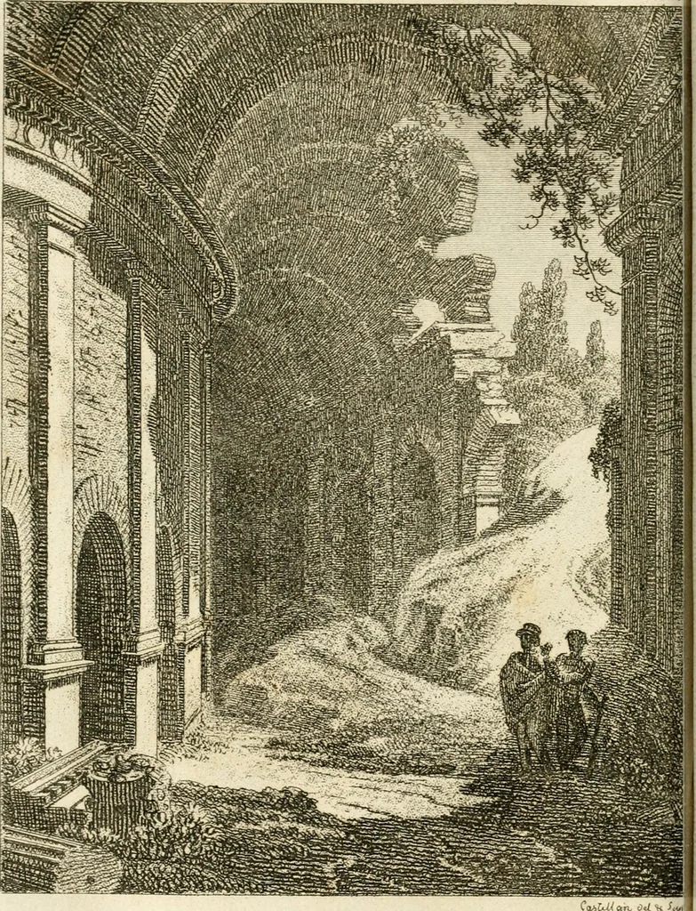 An illustration from Lettres sur l'Italie : faisant suite aux Lettres sur la Morée, l'Hellespont et Constantinople, 1819, leaf 315